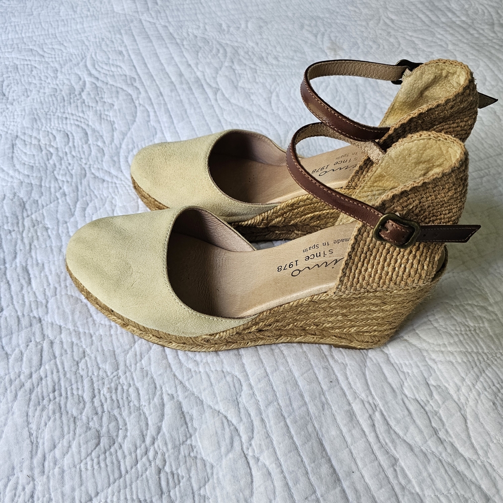 Gaimo Espadrilles wedge sandals - Cream